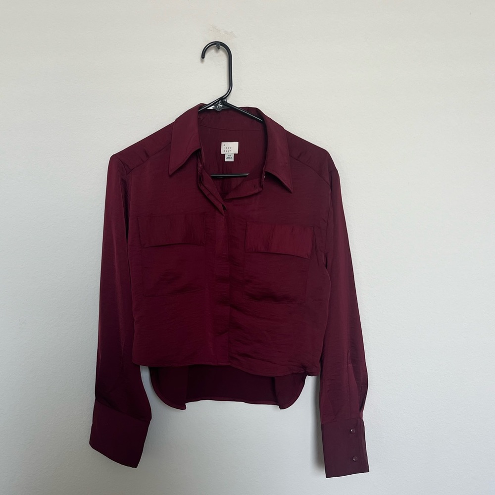 Cropped Button Down